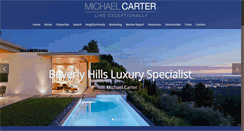 Desktop Screenshot of michaelcarterre.com